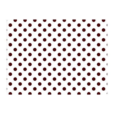 Polka Dots 35 x27  Blanket Front