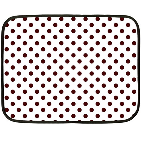 Polka Dots 35 x27  Blanket Front