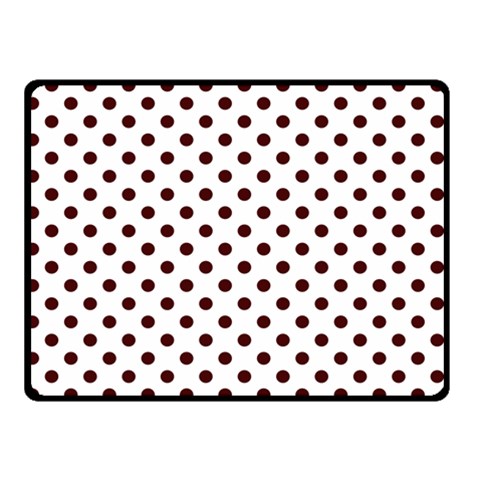 Polka Dots 45 x34  Blanket Back