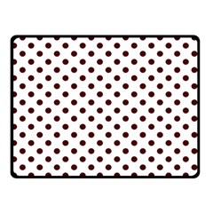 Polka Dots 45 x34  Blanket Back