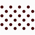 Polka Dots - Bulgarian Rose Red on White 5  x 7  Photo Cards