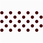 Polka Dots - Bulgarian Rose Red on White 4  x 8  Photo Cards