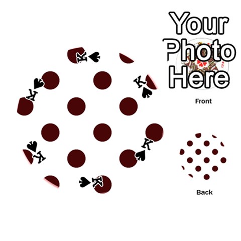 King Polka Dots Front - SpadeK
