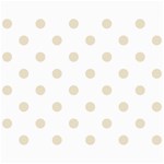 Polka Dots - Pearl Brown on White Collage 8  x 10 