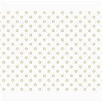 Polka Dots - Pearl Brown on White Collage 11  x 14 