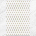Polka Dots - Pearl Brown on White Canvas 24  x 36 