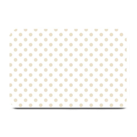 Polka Dots 18 x12  Plate Mat