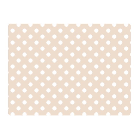 Polka Dots 35 x27  Blanket Front