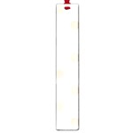 Polka Dots - Almond Brown on White Large Book Mark