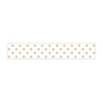 Polka Dots - Pastel Brown on White Flano Scarf (Mini)