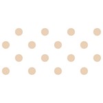 Polka Dots - Pastel Brown on White YOU ARE INVITED 3D Greeting Card (8x4)
