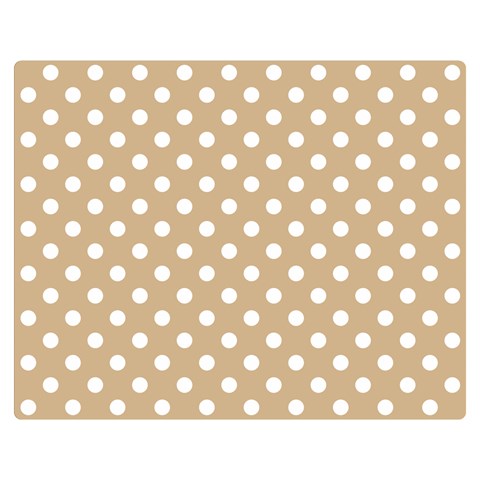 Polka Dots 60 x50  Blanket Back