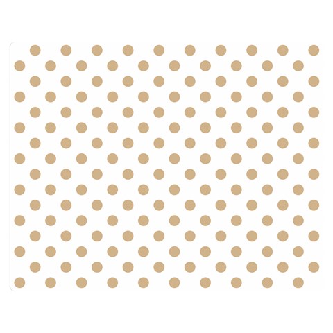 Polka Dots 60 x50  Blanket Back