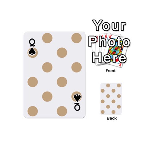 Queen Polka Dots Front - SpadeQ