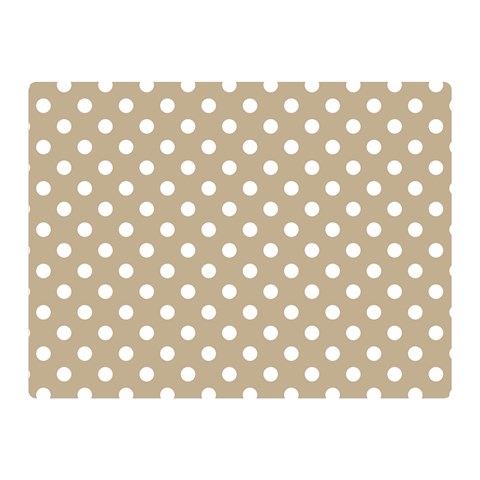 Polka Dots 35 x27  Blanket Front
