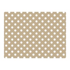 Polka Dots 35 x27  Blanket Back