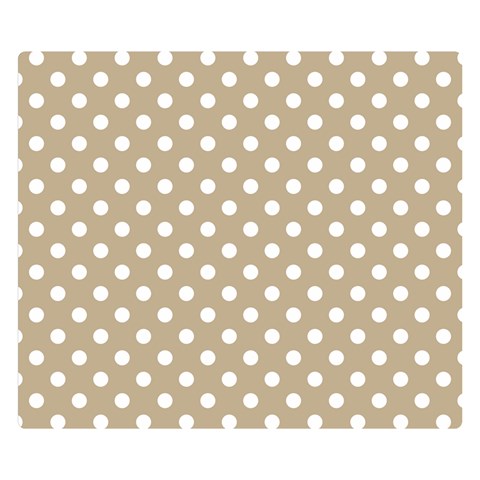 Polka Dots 50 x40  Blanket Back