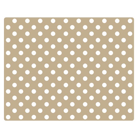 Polka Dots 60 x50  Blanket Front