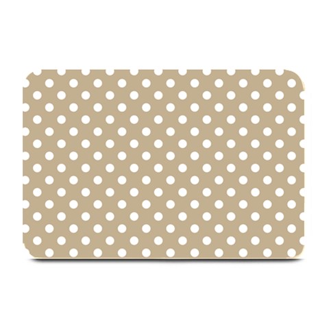 Polka Dots 18 x12  Plate Mat