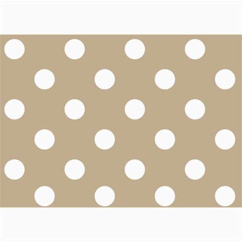 Polka Dots 7 x5  Photo Card - 3