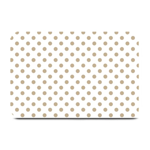 Polka Dots 18 x12  Plate Mat