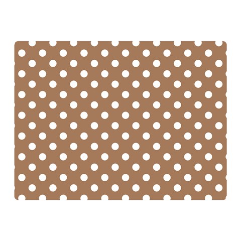 Polka Dots 35 x27  Blanket Front