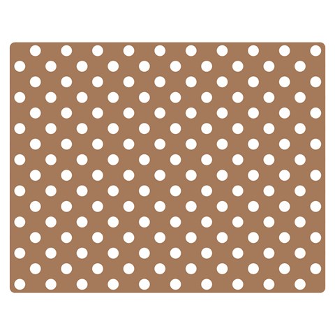 Polka Dots 60 x50  Blanket Front