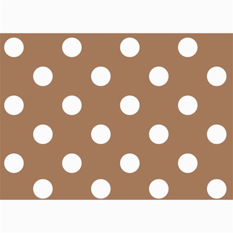 Polka Dots 7 x5  Photo Card - 1