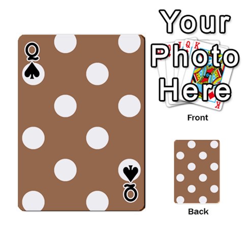 Queen Polka Dots Front - SpadeQ