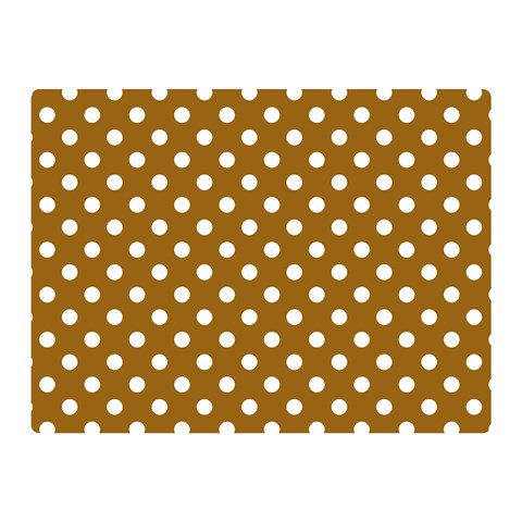 Polka Dots 35 x27  Blanket Back