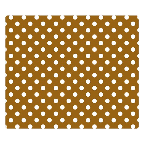 Polka Dots 50 x40  Blanket Front