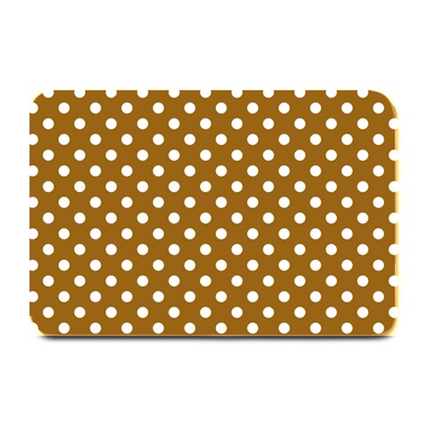 Polka Dots 18 x12  Plate Mat