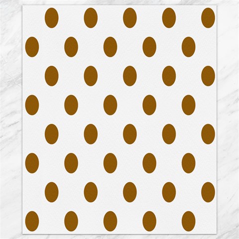 Polka Dots 8.15 x9.66  Canvas - 1