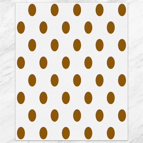 Polka Dots 10.95 x13.48  Canvas - 1