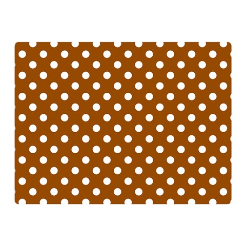 Polka Dots 35 x27  Blanket Front