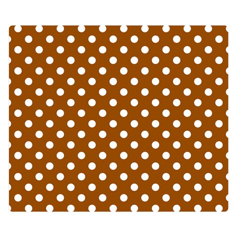 Polka Dots 50 x40  Blanket Front