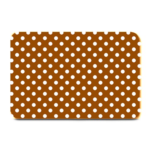 Polka Dots 18 x12  Plate Mat