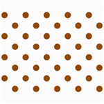 Polka Dots - Brown on White Collage 8  x 10 