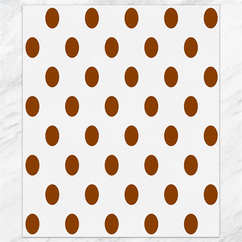 Polka Dots 8.15 x9.66  Canvas - 1