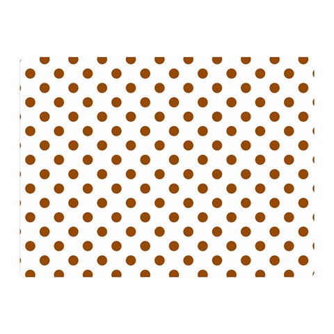 Polka Dots 35 x27  Blanket Front