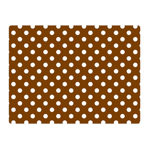 Polka Dots 35 x27  Blanket Front