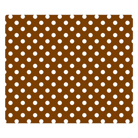 Polka Dots 50 x40  Blanket Front