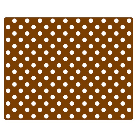 Polka Dots 60 x50  Blanket Front