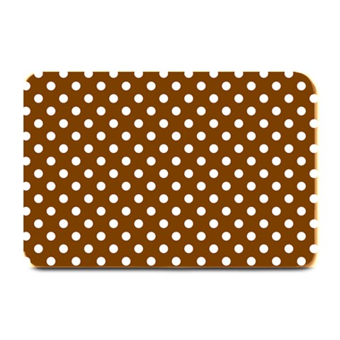 Polka Dots 18 x12  Plate Mat