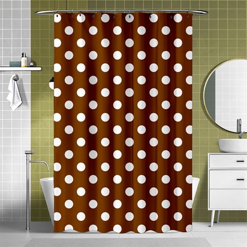 Polka Dots Curtain(48  X 72 ) - 42.18 x64.8  Curtain(48  X 72 )