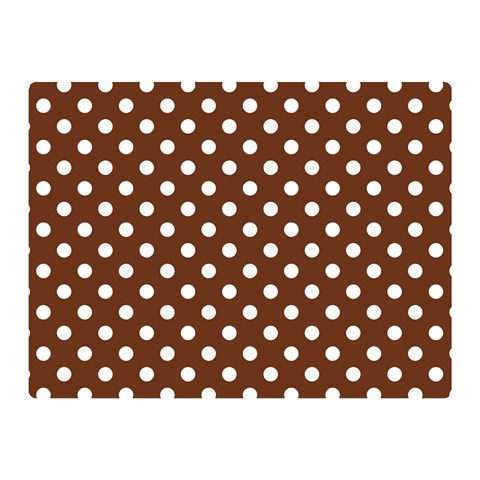 Polka Dots 35 x27  Blanket Front