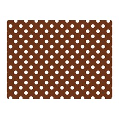 Polka Dots 35 x27  Blanket Back