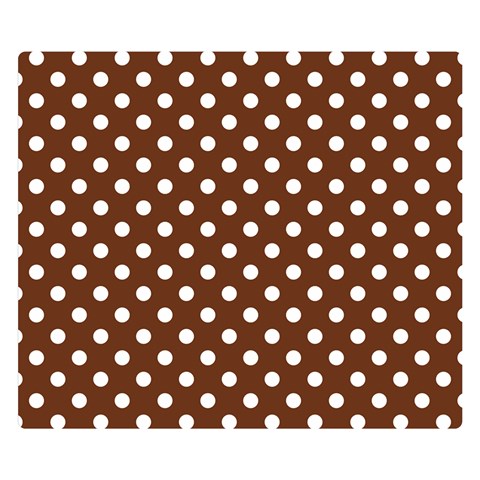 Polka Dots 50 x40  Blanket Front