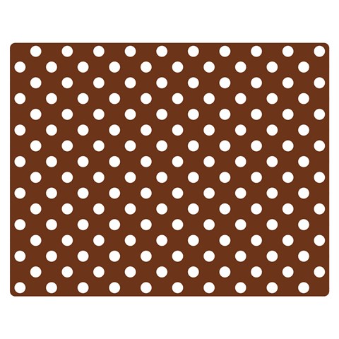 Polka Dots 60 x50  Blanket Front
