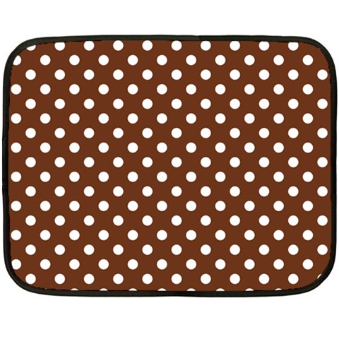 Polka Dots 35 x27  Blanket Front